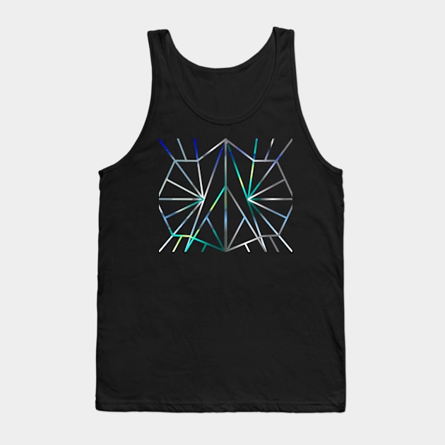 Solo Blue Metallic Tank Top by Aesir_Artwork